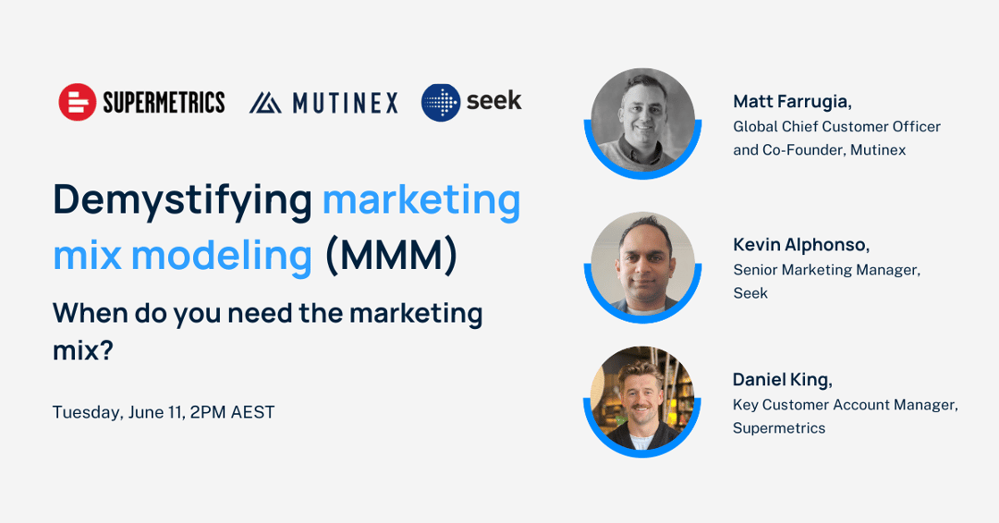 Demystifying marketing mix modeling: When do you need the marketing mix?