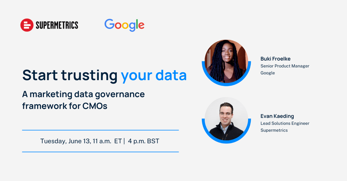 Start trusting your data: A marketing data governance framework for CMOs