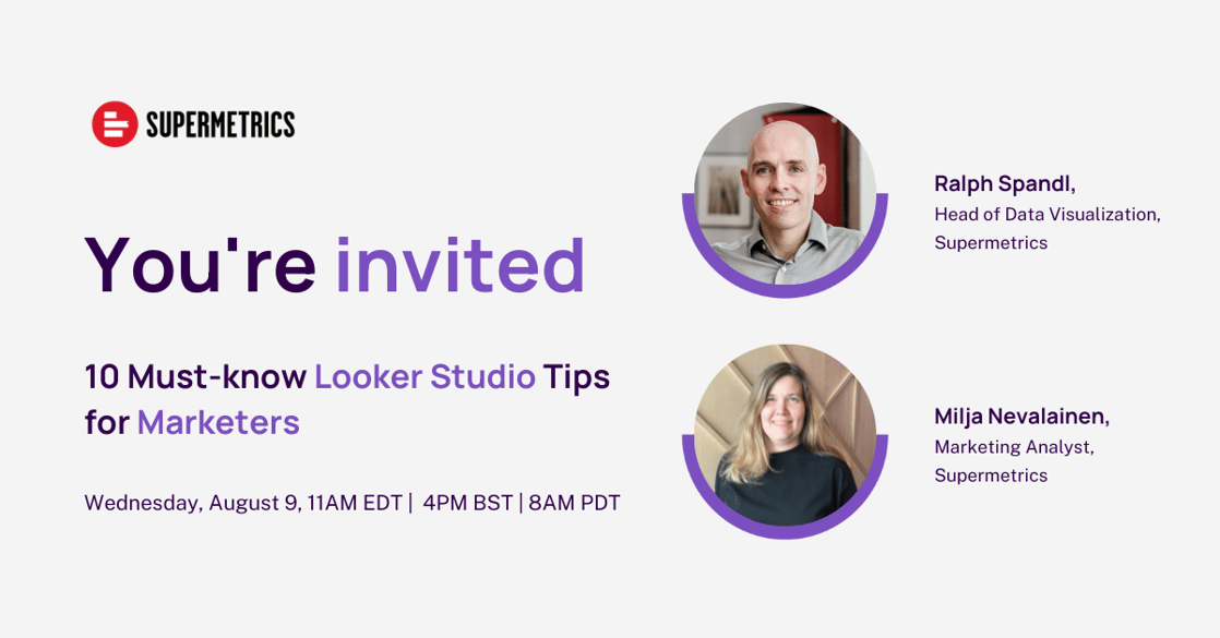 10 Must-know Looker Studio Tips for Marketers