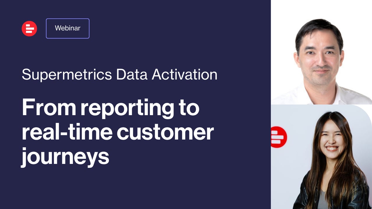 From reporting to real-time customer journeys
